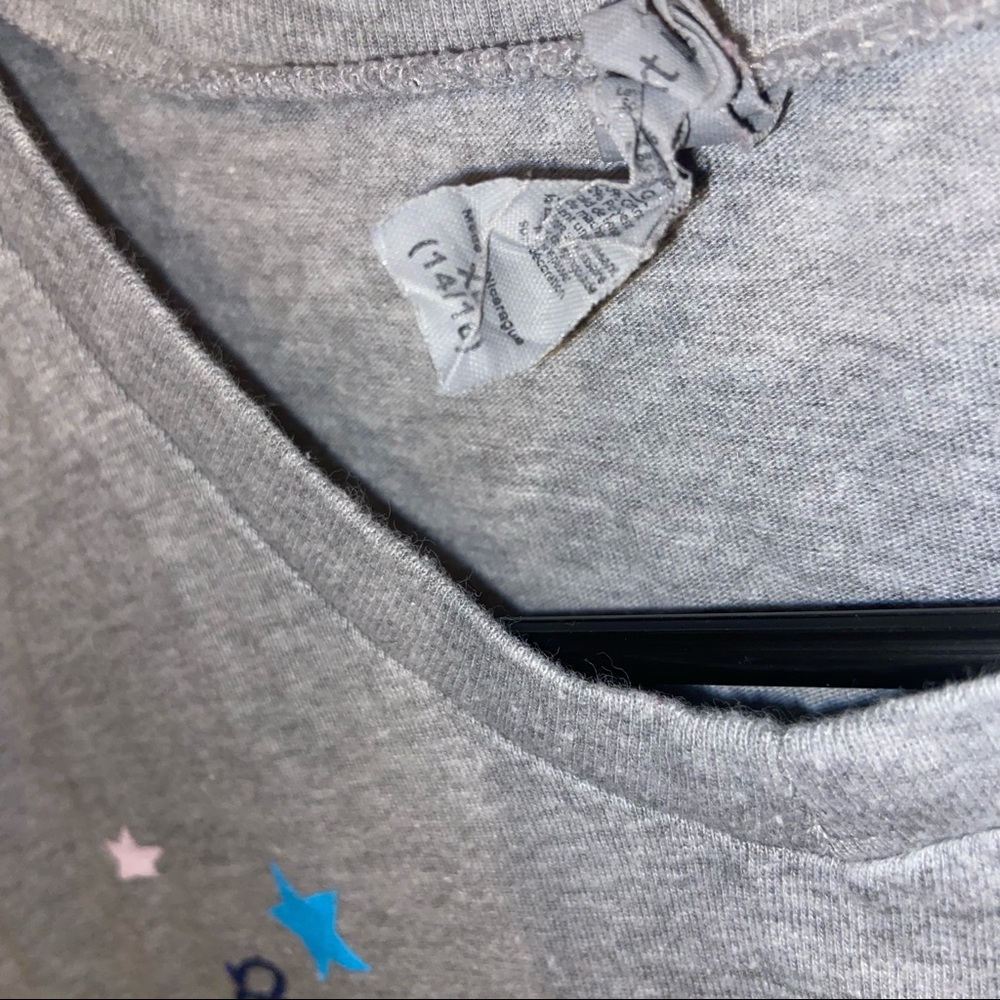 Las Vegas girls gray shirt XL unicorn - Picture 3 of 6